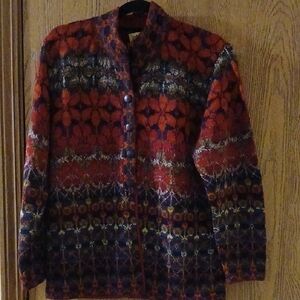 Multicolor Patterned Women's Sweater